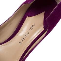 Paul Andrew Purple Suede Manhattan Pumps Size 36
