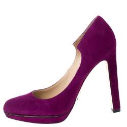 Paul Andrew Purple Suede Manhattan Pumps Size 36