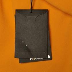 Pre Owned Paule Ka Orange Crepe Shift Dress M