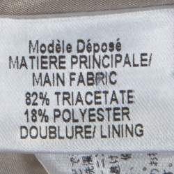 Paule Ka Beige Crepe Blazer L