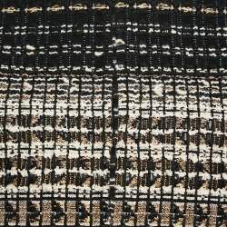 Paule Ka Black Lurex Tweed Crop Jacket S