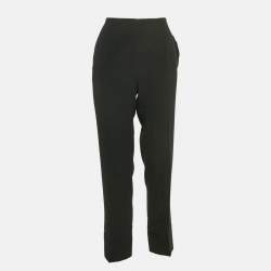 Paule Ka Black Crepe Formal Trousers M