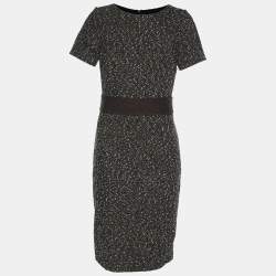 Paule Ka Black/White Tweed Dress S