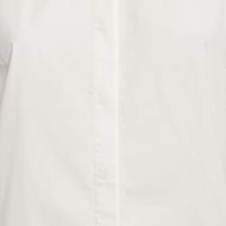 Pre Owned Paule Ka White Cotton Long Sleeve Shirt S