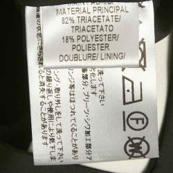 Pre Owned Paule Ka Black Sateen Cut-Out Maxi Dress M