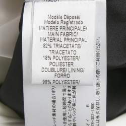 Pre Owned Paule Ka Black Crepe Tie-Up Detail Midi Dress L