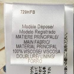 Pre Owned Paule Ka Brown Heart Print Satin Midi Dress L