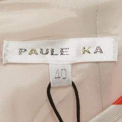 Pre Owned Paule Ka Multicolor Cotton Short Dress M