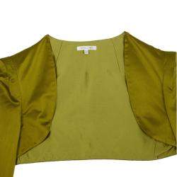 Pre Owned Paule Ka Yellow Bolero & Dress Set L