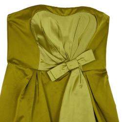 Pre Owned Paule Ka Yellow Bolero & Dress Set L