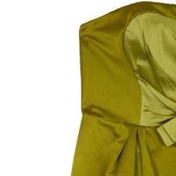 Pre Owned Paule Ka Yellow Bolero & Dress Set L