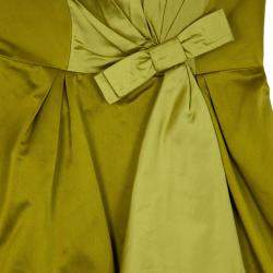 Pre Owned Paule Ka Yellow Bolero & Dress Set L