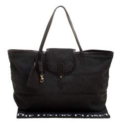 Paule Ka Grey Wool Shopper Tote