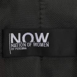 Pre Owned N.O.W by Persona Moss Green Suede Single Breasted Jacket XL