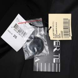 Pre Owned Perte by Krizia Black Crepe Single Breasted Blazer XL