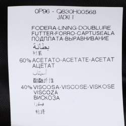 Pre Owned Perte by Krizia Black Crepe Single Breasted Blazer XL