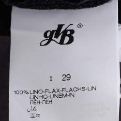 مملوكة مسبقًا Perte by Krizia Purple Linen Trousers XXL