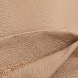 Pre Owned Perte by Krizia Brown Crepe Straight Leg Trousers XL