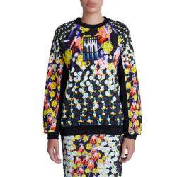 Pre Owned Peter Pilotto Ruc Printed Cotton Sweater M
