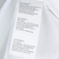 Pre Owned Peter Pilotto White Lace Detail Long Sleeve  Eero Blouse M