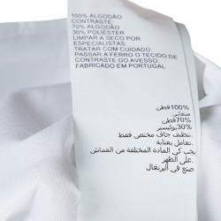 Pre Owned Peter Pilotto White Lace Detail Long Sleeve  Eero Blouse M