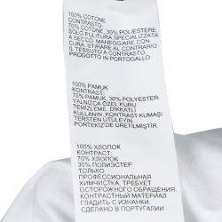 Pre Owned Peter Pilotto White Lace Detail Long Sleeve  Eero Blouse M