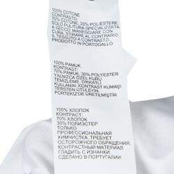 Pre Owned Peter Pilotto White Lace Detail Long Sleeve  Eero Blouse M