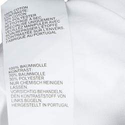 Pre Owned Peter Pilotto White Lace Detail Long Sleeve  Eero Blouse M