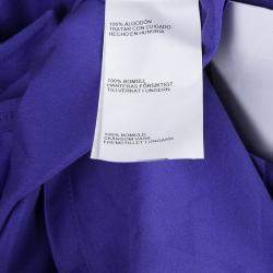 Peter Pilotto Blue Broderie Anglaise Sleeveless Shirt M