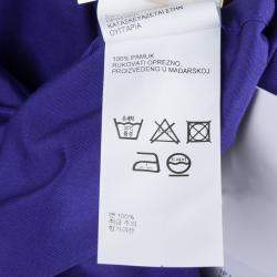 Peter Pilotto Blue Broderie Anglaise Sleeveless Shirt M