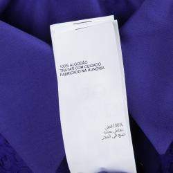 Peter Pilotto Blue Broderie Anglaise Sleeveless Shirt M