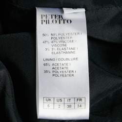 Pre Owned Peter Pilotto Multicolor Printed Crepe Sleeveless Mini Dress S