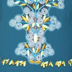 Peter Pilotto Blue Crepe Dress M