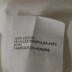 Peter Pilotto White Lace-Trim Cotton Sleeveless Shirt M