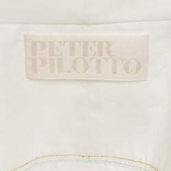 Peter Pilotto White Cotton Asymmetric Blouse M