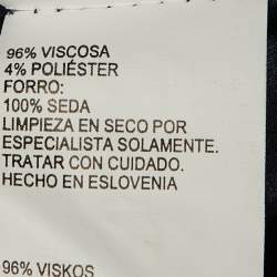 مملوكة مسبقًا بليزر بيتر بيلوتو مخطط معدني أزرق مزدوج الصدر متوسط