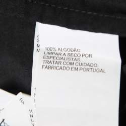 Pre Owned Peter Pilotto Black Embroidered Embellished Cotton Sleeveless Blouse L 