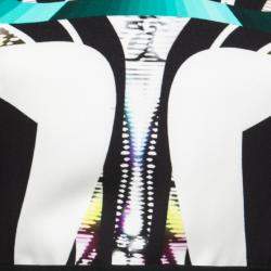 Peter Pilotto Multicolor Digital Print Belted Sheath Dress M