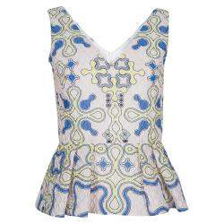 Peter Pilotto Multicolor Print Sleeveless Top S