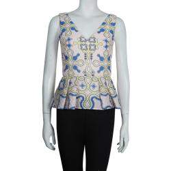 Peter Pilotto Multicolor Print Sleeveless Top S