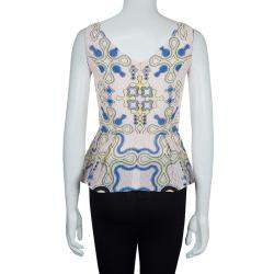 Peter Pilotto Multicolor Print Sleeveless Top S