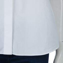 Pre Owned Peter Pilotto White Lace Detail Sleeveless Eero Blouse S