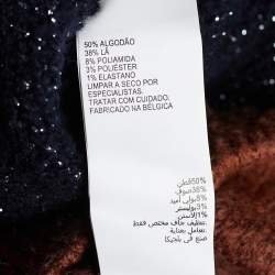Peter Pilotto Multicolor Patchwork Knit Turtleneck Jumper L