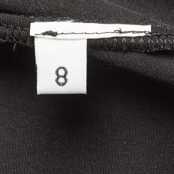 Peter Pilotto Black Velvet Asymmetrical Maxi Skirt S