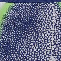 Pre Owned PH5 Blue/Green Stretch Knit Holly Pencil Skirt XS