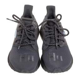 Pharrell Williams x Adidas Grey Cotton Knit Solar Hu Sneakers Size 36.5