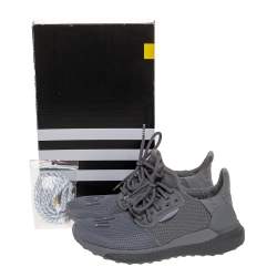 Pharrell Williams x Adidas Grey Cotton Knit Solar Hu Sneakers Size 36.5