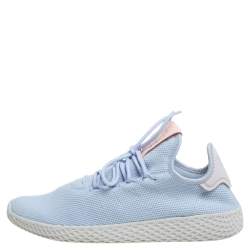 Pharrell Williams Blue/Orange Knit Fabric Tennis HU Slow Top Sneakers Size 41.5