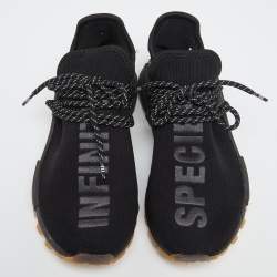 Adidas Black Knit Fabric NMD Pharrell Sneakers Size 39.5
