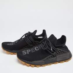 Adidas Black Knit Fabric NMD Pharrell Sneakers Size 39.5